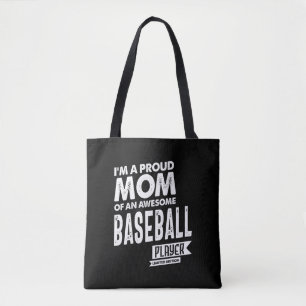 Stolze Mama eines Phantastischen Baseballspielers Tasche