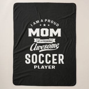 Stolze Mama eines Phantastischen Fußballspielers Sherpadecke