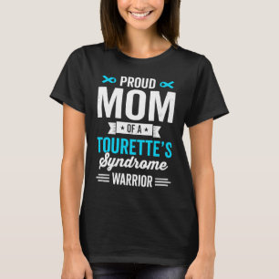 Stolze Mama eines Tourette-Syndrom Kriegerüberlebe T-Shirt