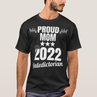 Stolze Mama eines valedictorianischen Graduate Gra T-Shirt