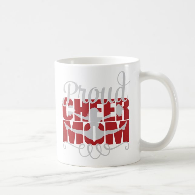 Stolze Mama in Rot Kaffeetasse (Rechts)