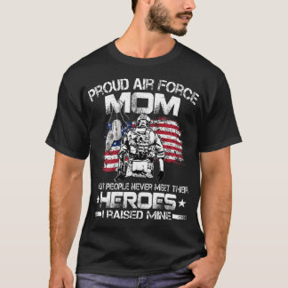 Stolze Mama Luftwaffe Abschluss Mama Usaf T-Shirt