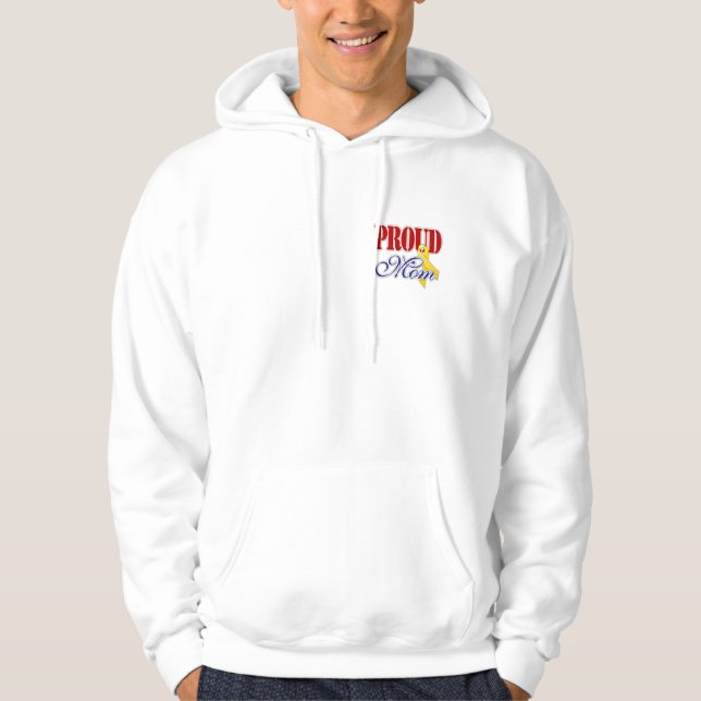 Stolze Mama - nationaler Schutz Hoodie (Vorderseite)