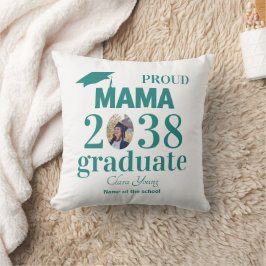 Stolze Mama personalisiertes Abschlusshemd Kissen