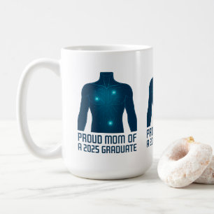 Stolze Mama von 2025 Biomed Grad Futuristische K Kaffeetasse