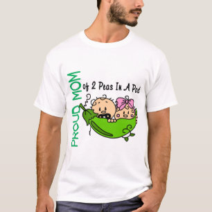 Stolze Mama von 2 Erbsen in einer Hülse VERSION 3 T-Shirt