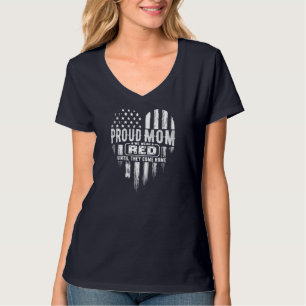 Stolze Mama Wir tragen das Militär am Roten Freita T-Shirt