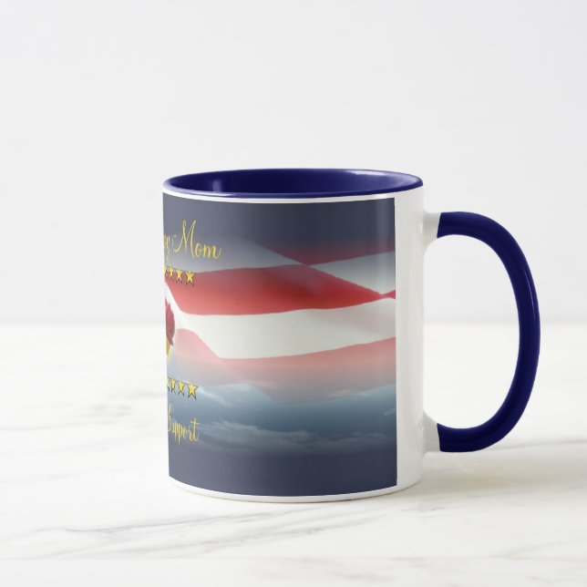 Stolze Marine-Mama-Kaffee-Tasse Tasse (Rechts)