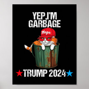 Stolze Mega-Katzen-Müll-Biden-Schund-Fanbekleidung Poster