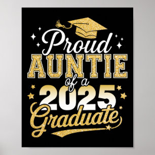Stolze Menge eines Cl von 2025 Graduate Senior Gra Poster