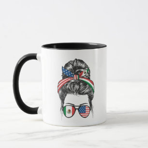Stolze mexikanisch-amerikanische unordentliche Fri Tasse