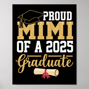 Stolze Mimi eines 2025 Absolventen Senior Cl von 2 Poster