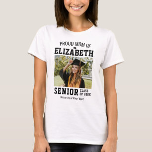 Stolze Mutter Abschlussjahr Absolvent Eltern indiv T-Shirt