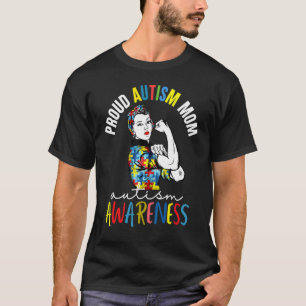 Stolze Mutter Autismus-Bewusstsein Familie passend T-Shirt