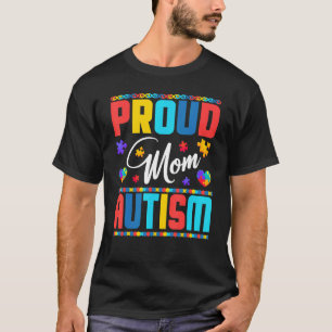 Stolze Mutter Autismus-Bewusstsein Familie Passend T-Shirt