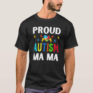 Stolze Mutter Autismus Mutter Mama Autismus-Bewuss T-Shirt