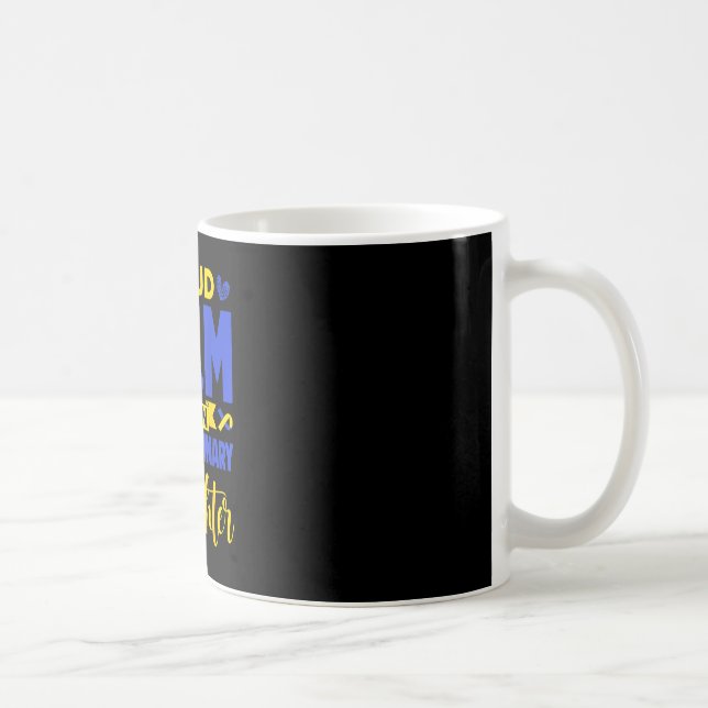 Stolze Mutter einer außergewöhnlichen Tochter down Kaffeetasse (Rechts)
