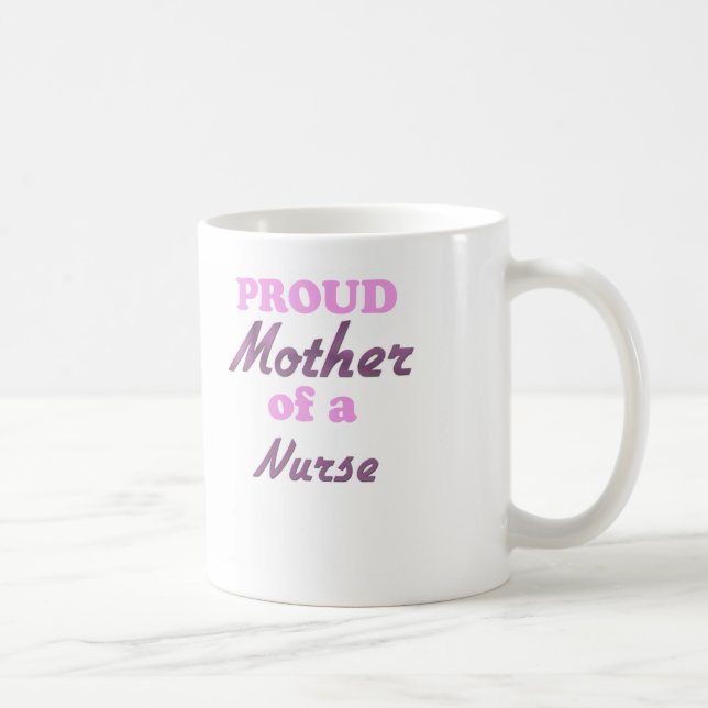 Stolze Mutter einer Krankenschwester Kaffeetasse (Rechts)