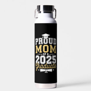Stolze Mutter eines 2025er Absolventen Abschlussfe Trinkflasche