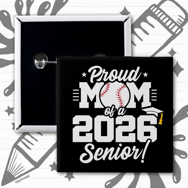 Stolze Mutter eines 2026er Abiturienten beim Baseb Button (Von Creator hochgeladen)