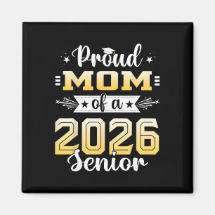 Stolze Mutter eines 2026er-Abiturienten-Shirt Absc Magnet