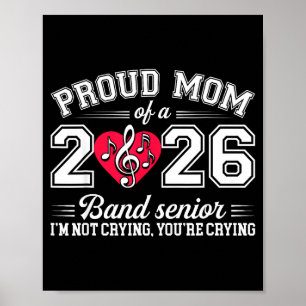Stolze Mutter eines 2026er Band-Absolventen Musikg Poster