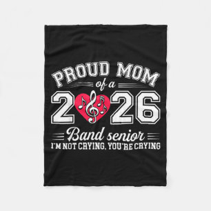 Stolze Mutter eines 2026er Band Seniors Musikgesch Fleecedecke