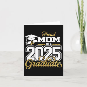 Stolze Mutter eines Absolventen 2025 Mutter Senior Karte