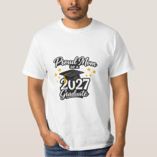 Stolze Mutter eines Absolventen der Abschlussklass T-Shirt