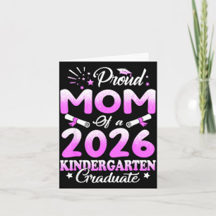 Stolze Mutter eines Absolventen der Klasse 2026 Bl Karte