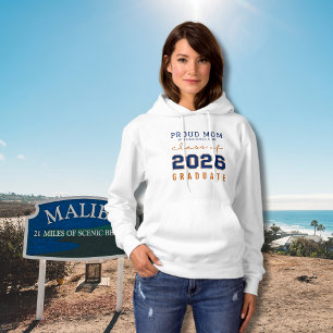 Stolze Mutter eines Absolventen der Klasse 2026 Hoodie