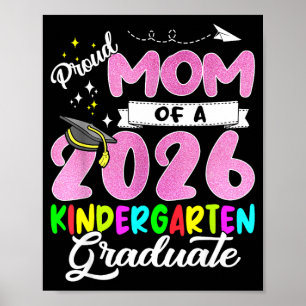 Stolze Mutter eines Absolventen der Klasse 2026 Pr Poster