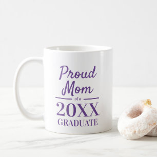 Stolze Mutter eines Absolventen elegante Typografi Kaffeetasse