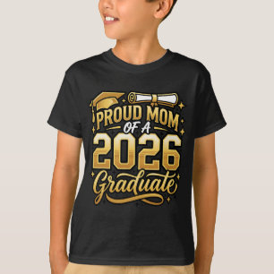 Stolze Mutter eines Absolventen von 2026 Familien- T-Shirt