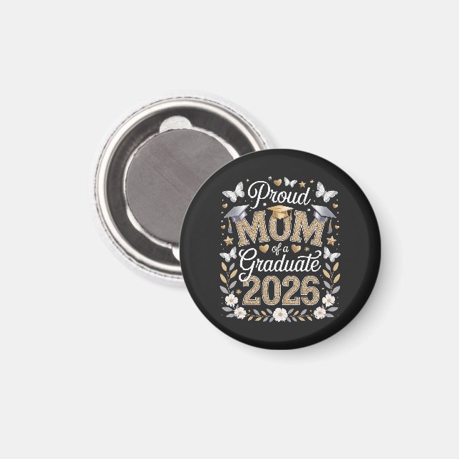 Stolze Mutter eines Absolventen von 2026 Magnet (Vorderseite/Rückseite)