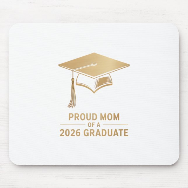 Stolze Mutter eines Absolventen von 2026 Mousepad (Vorne)