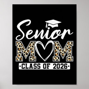 Stolze Mutter eines Absolventen von 2026 Senior Mo Poster
