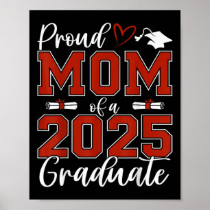 Stolze Mutter eines Cl von 2025 Absolventen Senior Poster