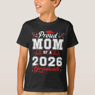 Stolze Mutter eines Cl von 2026 Absolvent Senior G T-Shirt