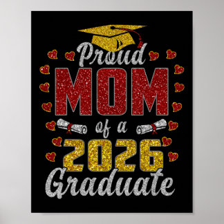 Stolze Mutter eines Cl von 2026 Absolventen Senior Poster