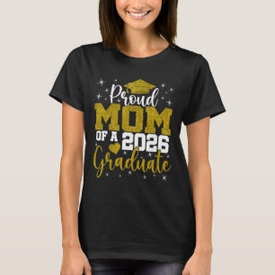 Stolze Mutter eines Cl von 2026 Absolventen Senior T-Shirt