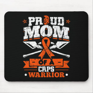 Stolze Mutter eines CRPS-Kriegers Monat Orangenes  Mousepad