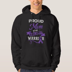 Stolze Mutter eines Epilepsie-Kriegers Epilepsie-B Hoodie