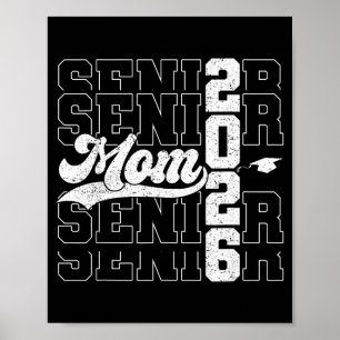 Stolze Mutter eines Seniors 2026 Abschlussjahrgang Poster
