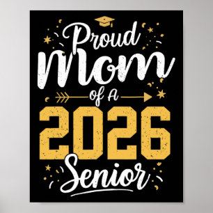 Stolze Mutter eines Seniors 2026 Abschlussklasse 2 Poster