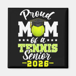 Stolze Mutter eines Tennis-Absolventen 2026 Abschl Magnet