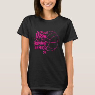 Stolze Mutter eines Volleyball Seniors 2023 2 T-Shirt