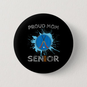 Stolze Mutter Feldhockey Senior College High Schoo Button