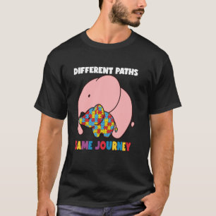 Stolze Mutter Tochter Autistische Mädchen Autismus T-Shirt