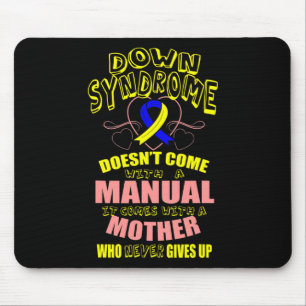 Stolze Mutter Welt-Down-Syndrom-Tag Frauen Kinder Mousepad